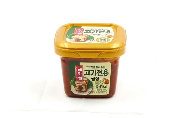 Паста соевая перцовая для мяса 0,45кг.корея